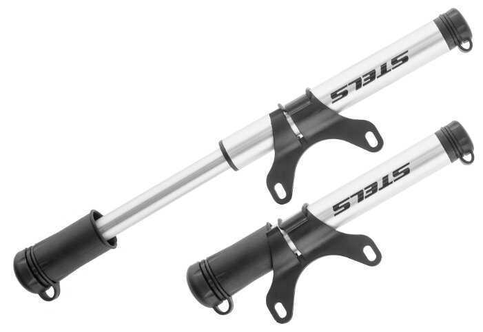 Ручной велонасос STELS М22-01, алюминий