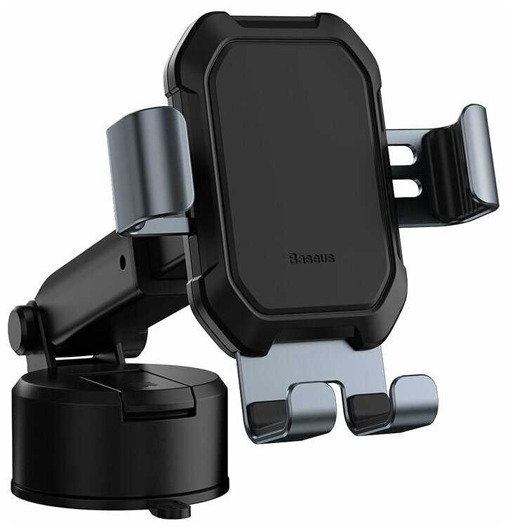 Автодержатель SUYL-TK01 Baseus Tank gravity car mount holder with suction base Tarnish Black,Черный
