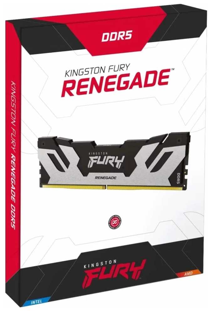Оперативная память Kingston FURY Renegade DDR5 DIMM CL32 (KF564C32RSK2/32) фотография 3