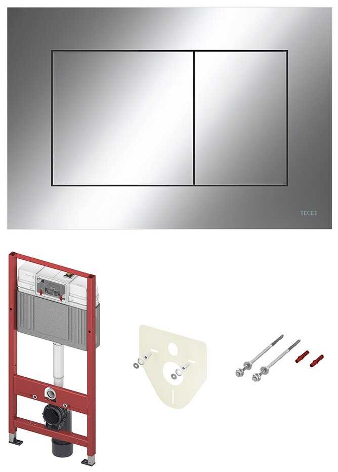 Рамная инсталляция TECE TECEbase 2.0 с панелью смыва TECEnow фотография 6