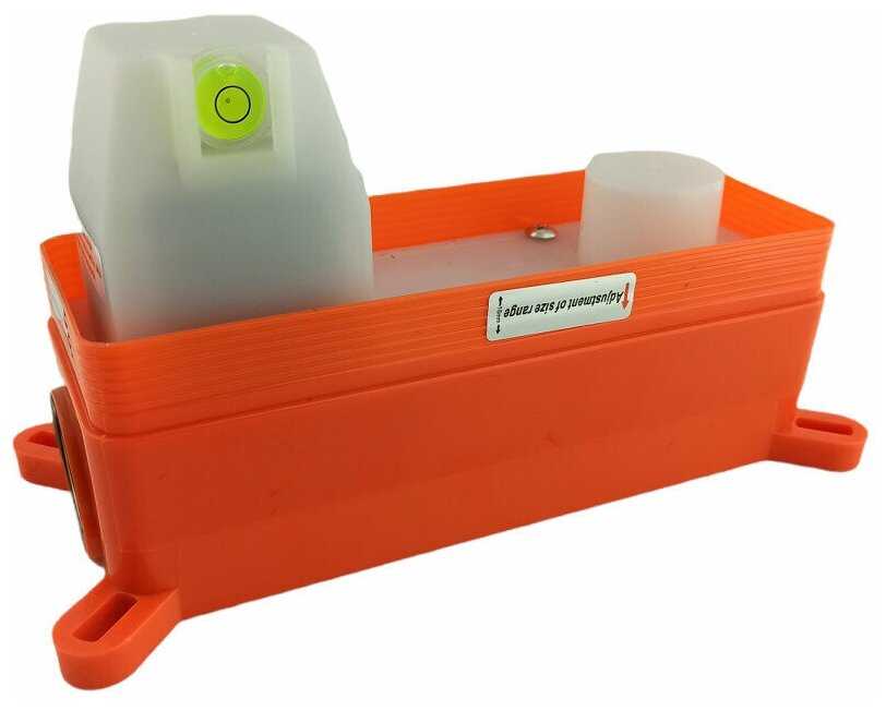 Смеситель встраиваемый для раковины/скрытый монтаж OUTE выполнен из латуни цвет черный матовый фотография 2