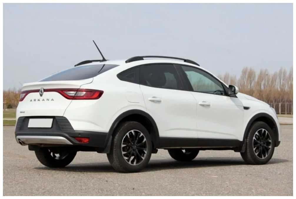 Рейлинги для Renault Arkana c 2019 - черные фотография 7