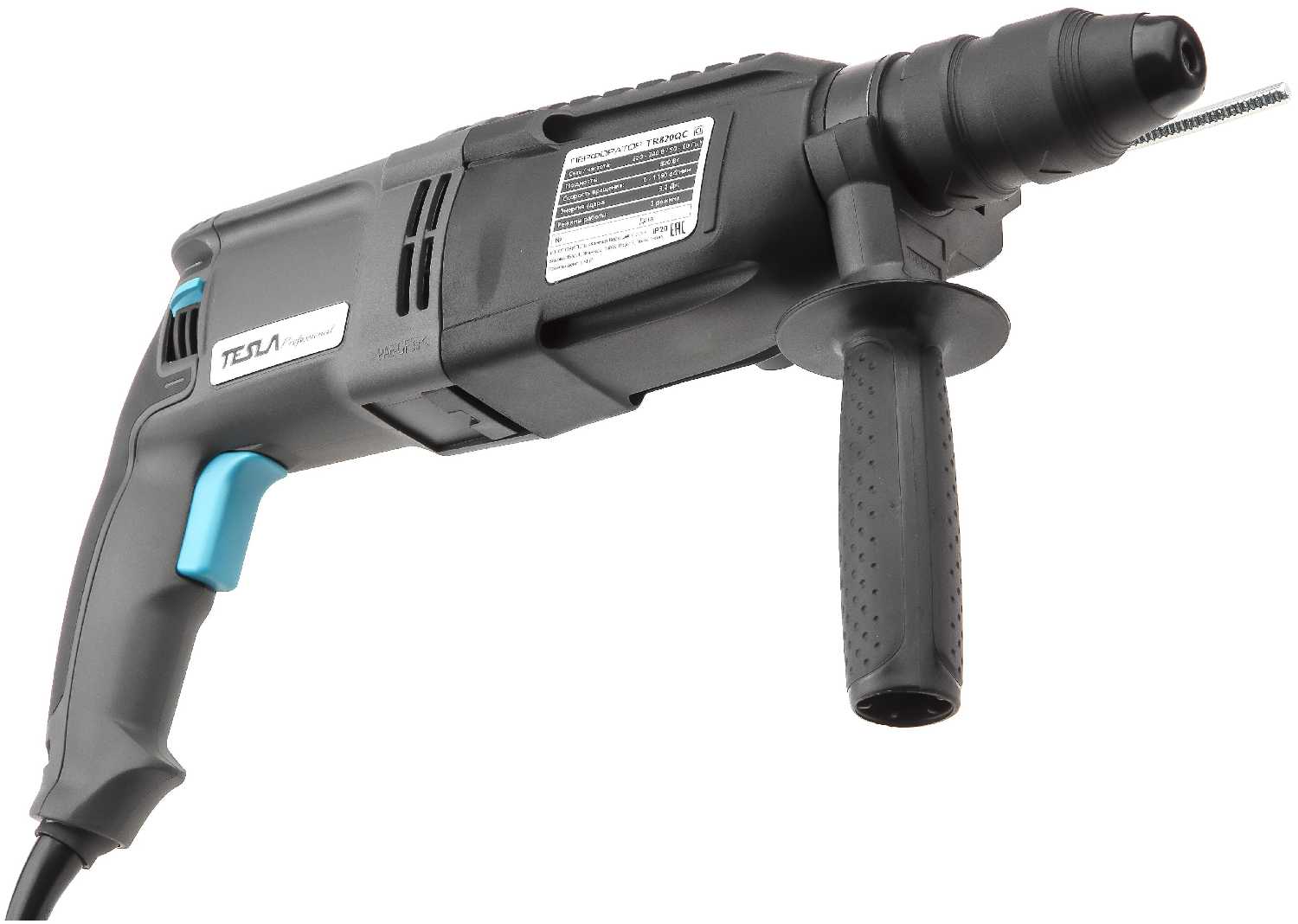 Перфоратор Tesla TR820QC, 820 Вт фотография 3