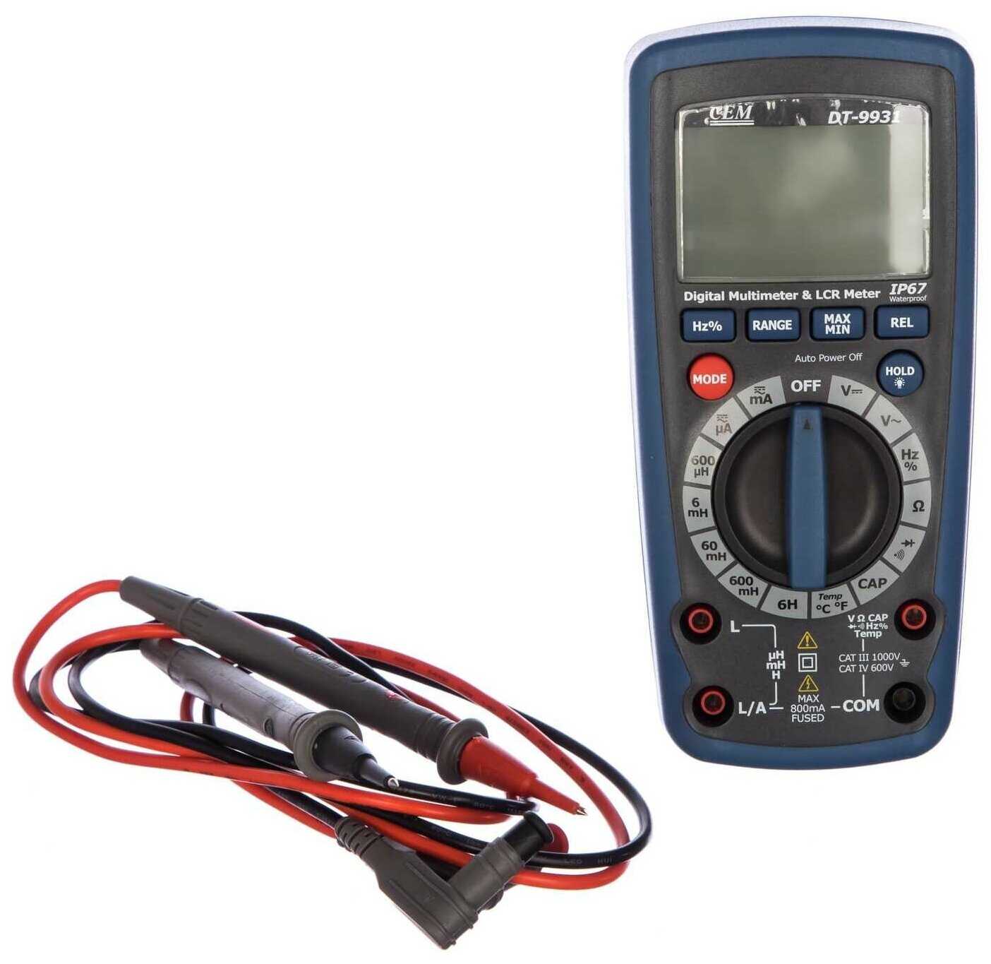 Мультиметр CEM DT-9931 фотография 5