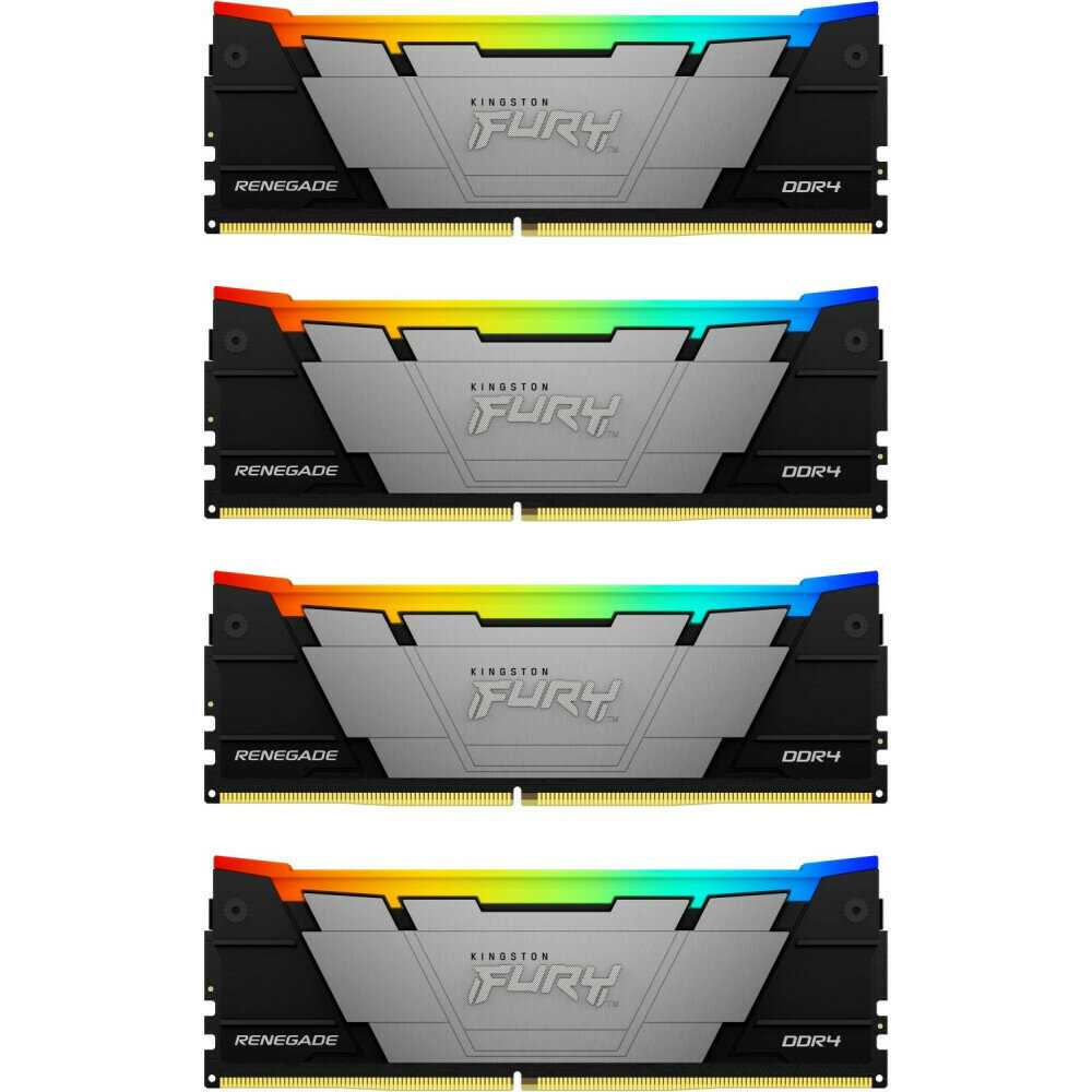 Оперативная память KINGSTON FURY Renegade RGB DIMM DDR4 [64GB 3600 MHz] [KF436C16RB12AK4/64] фотография 1