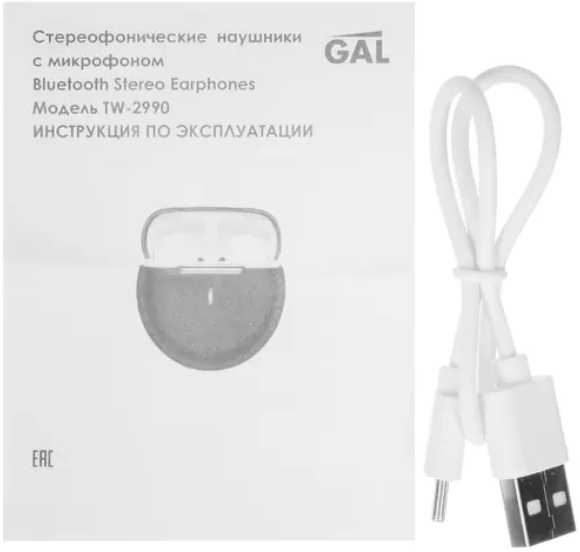 Bluetooth наушники GAL TW-2990 (V5) фотография 8
