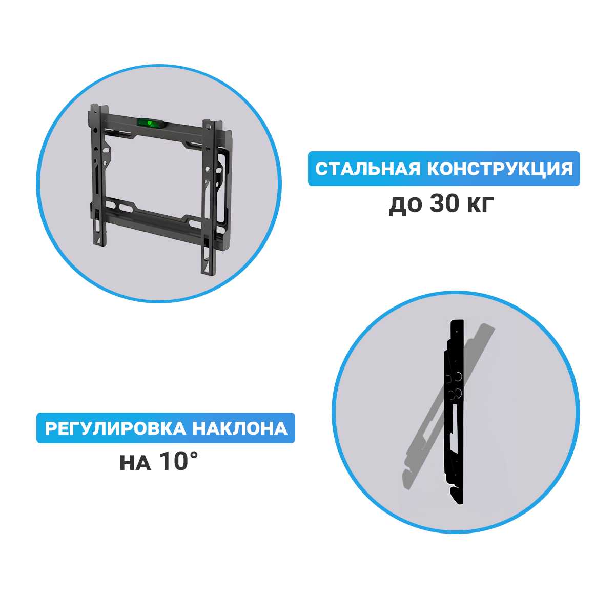 Настенный наклонно-поворотный кронштейн для телевизора ZLA23-223 фотография 1