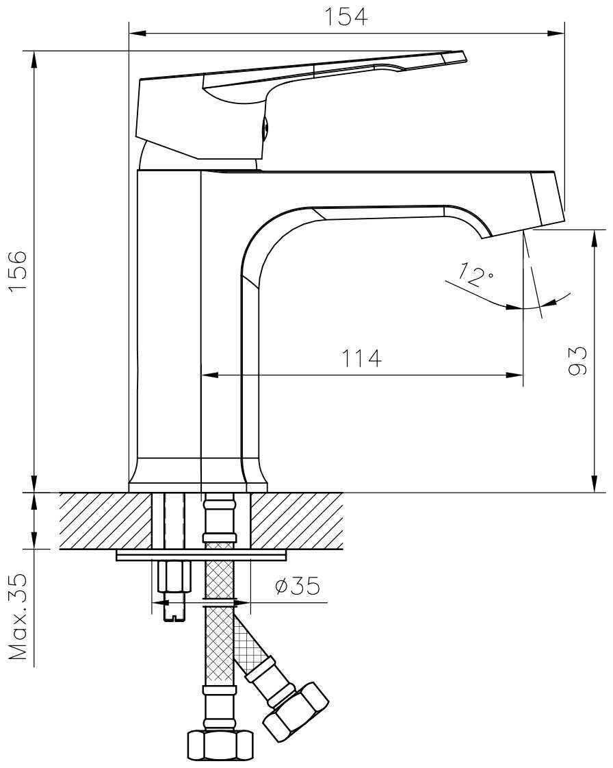 Смеситель для кухни DecoRoom DR23011 фотография 4