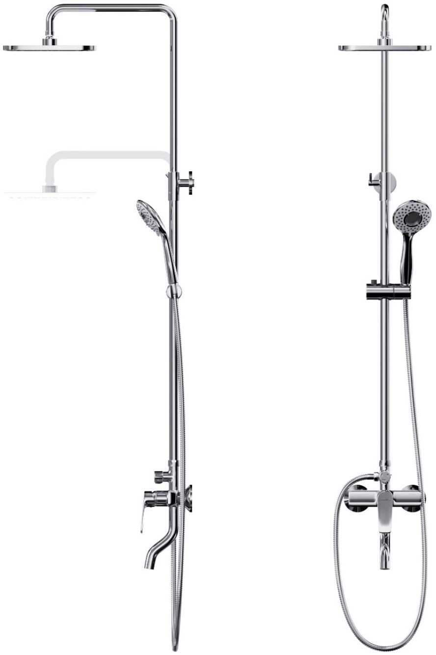 Душевая стойка Tokito Rain (TOK-RAI-1014BL) фотография 16