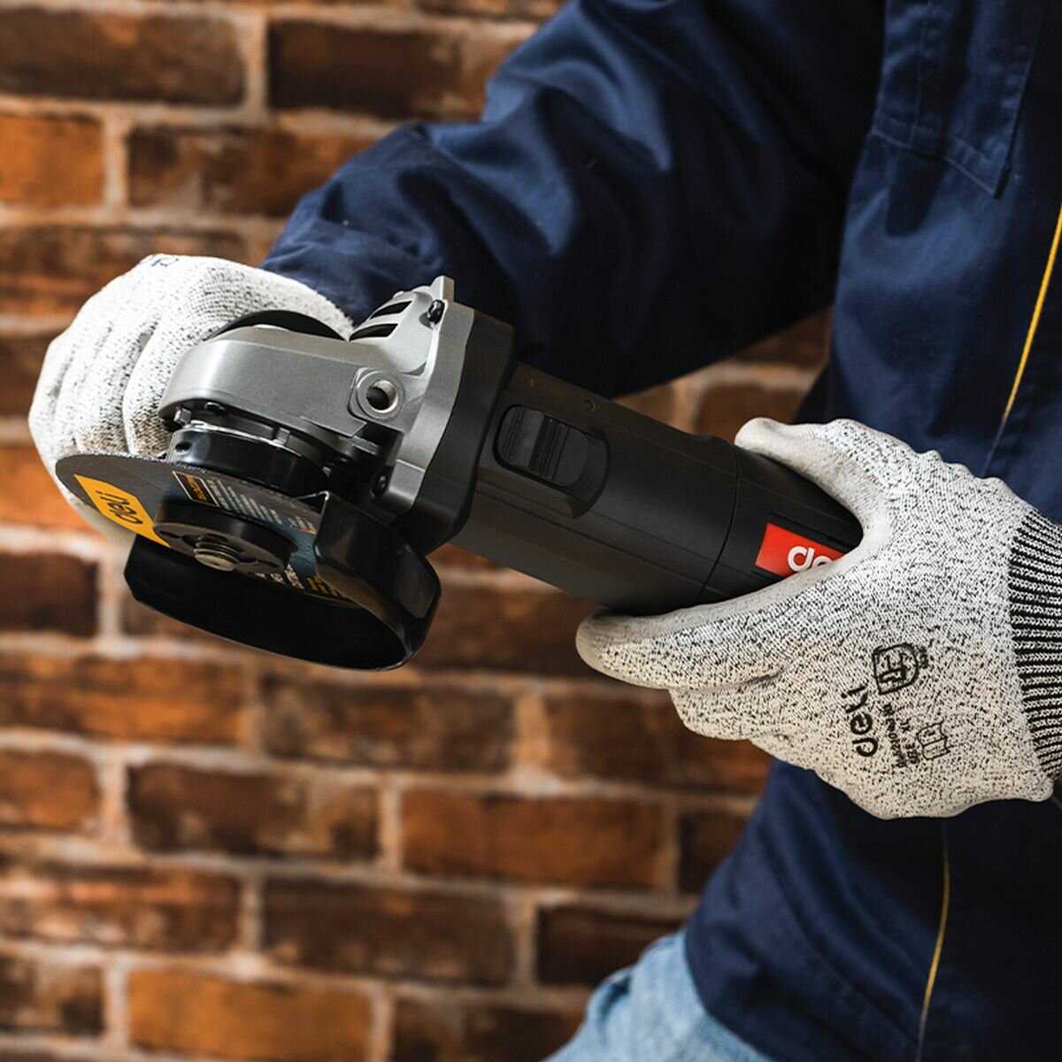 Профессиональная угловая шлифмашина DELI DE-JM115-1E (134514) фотография 10