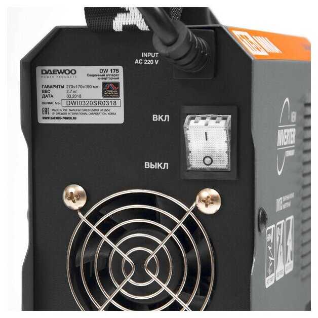 Сварочный аппарат Daewoo Power Products DW 175 фотография 13