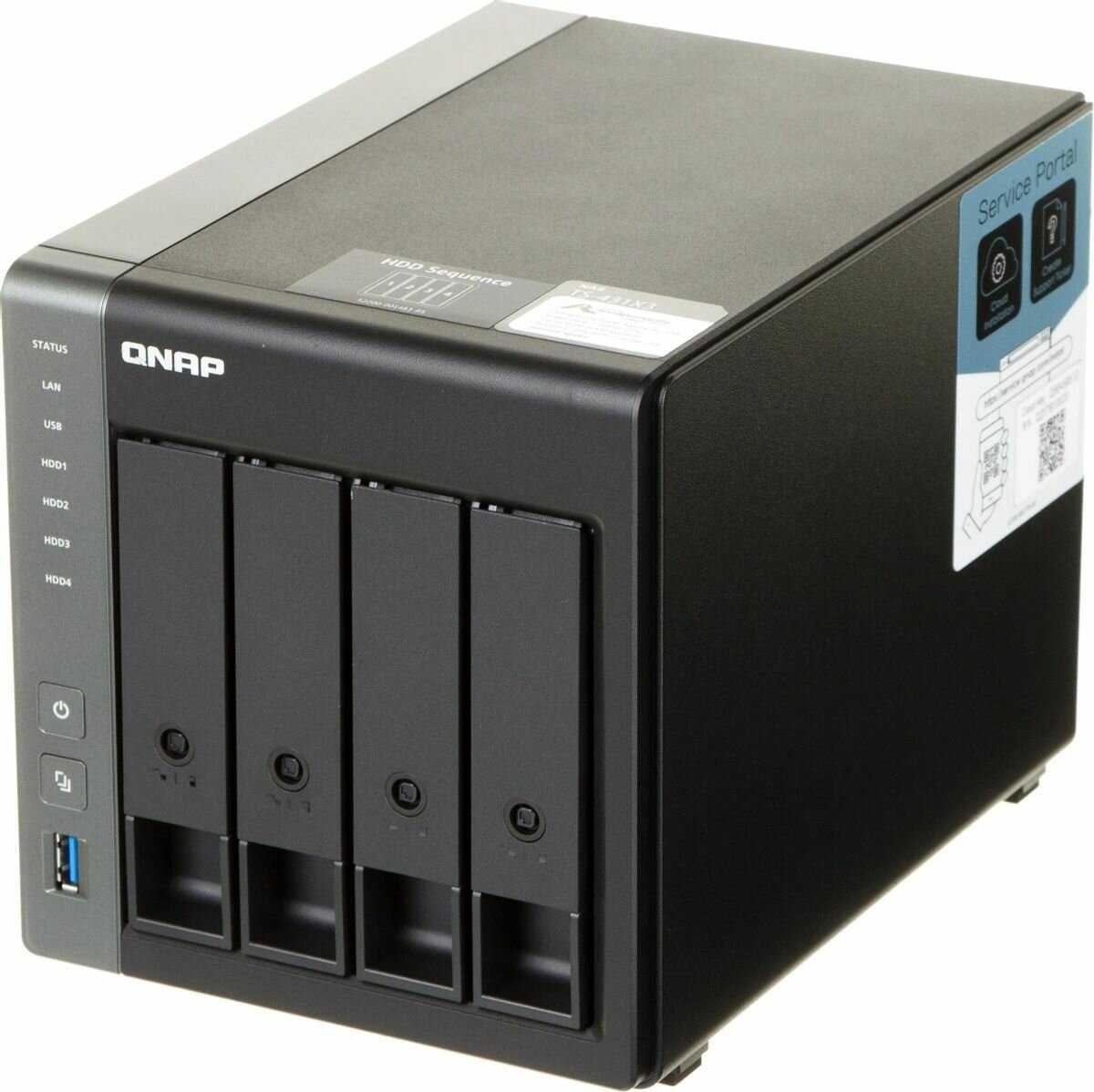Сетевое хранилище (NAS) QNAP TS-431X3-4G фотография 4