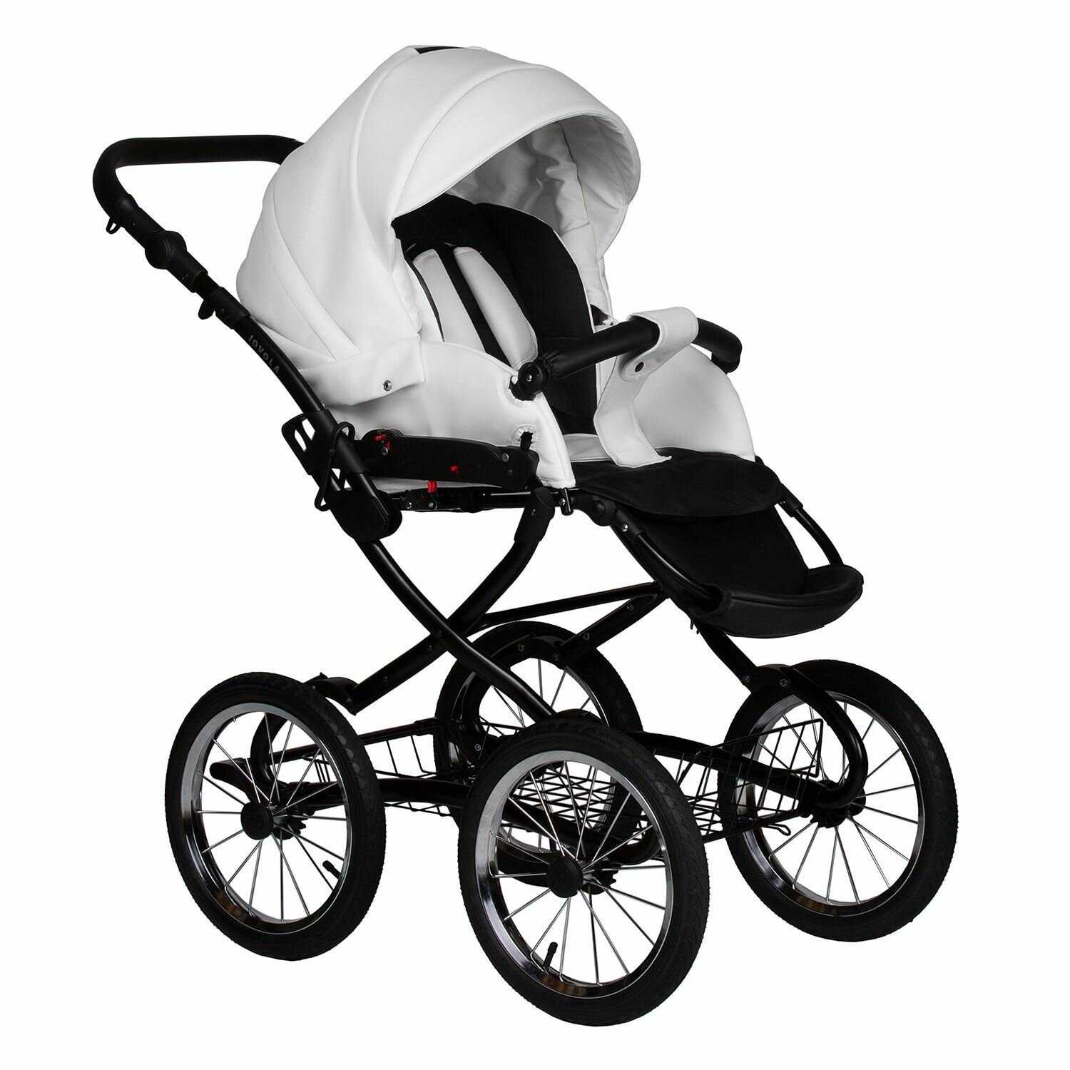 Коляска для новорожденных 2 в 1 Jovola Tessa Classic Eco Plus 14 (Te 03) фотография 7