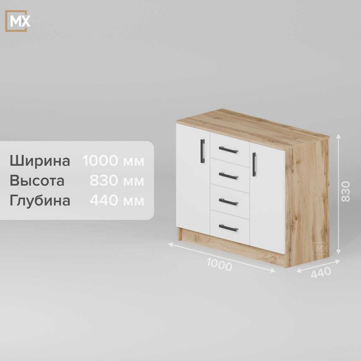 Бельевой комод ЭРА К1000-2Д фотография 2