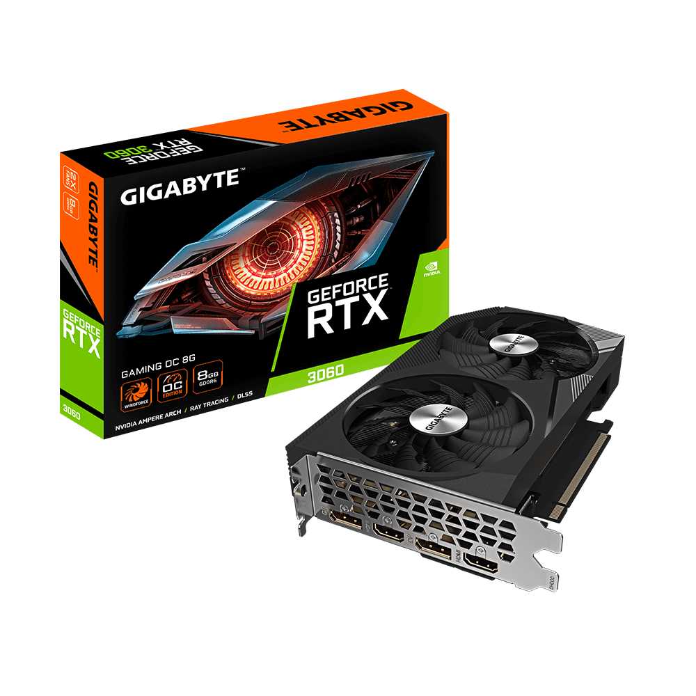 Видеокарта GIGABYTE GeForce RTX 3060 GAMING OC 8G (GV-N3060GAMING OC-8GD 2.0) фотография 18