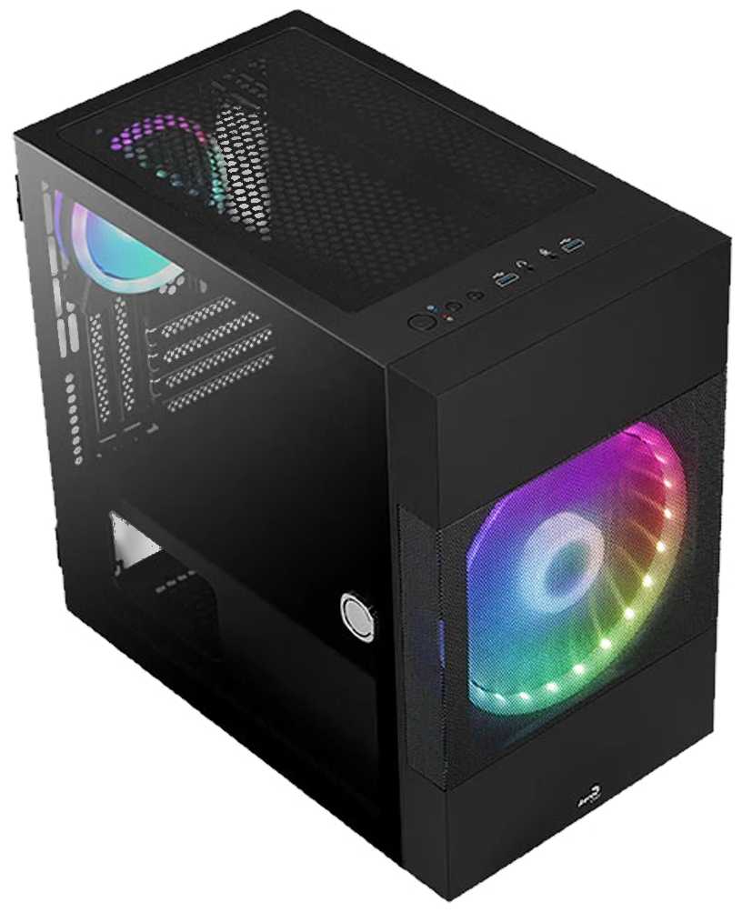 Компьютерный корпус AeroCool Atomic v1 (Atomic-G-BK-v1) фотография 1