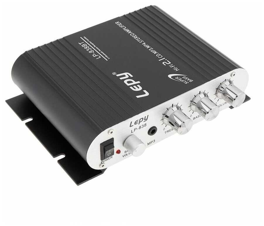 Hi-Fi Усилитель мощности Lepy LP-838BT Bluetooth 5.0 2.1 канала фотография 4