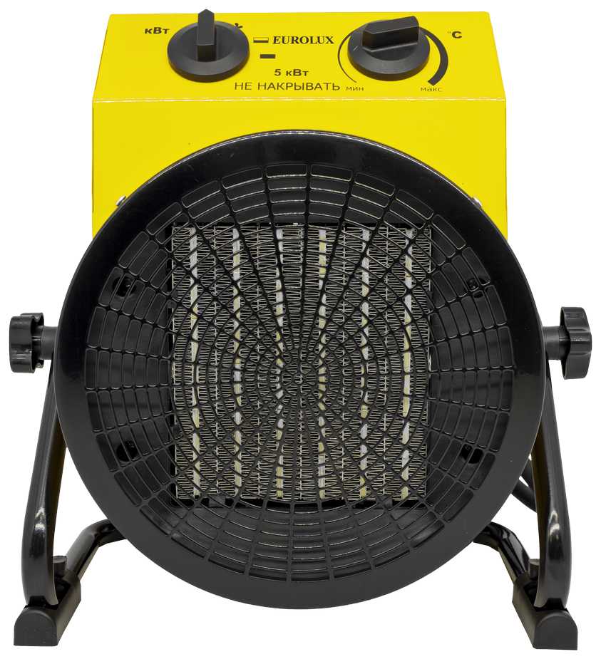 Электрическая тепловая пушка Eurolux ТЭПК-EU-5000K без горелки (5 кВт) фотография 1