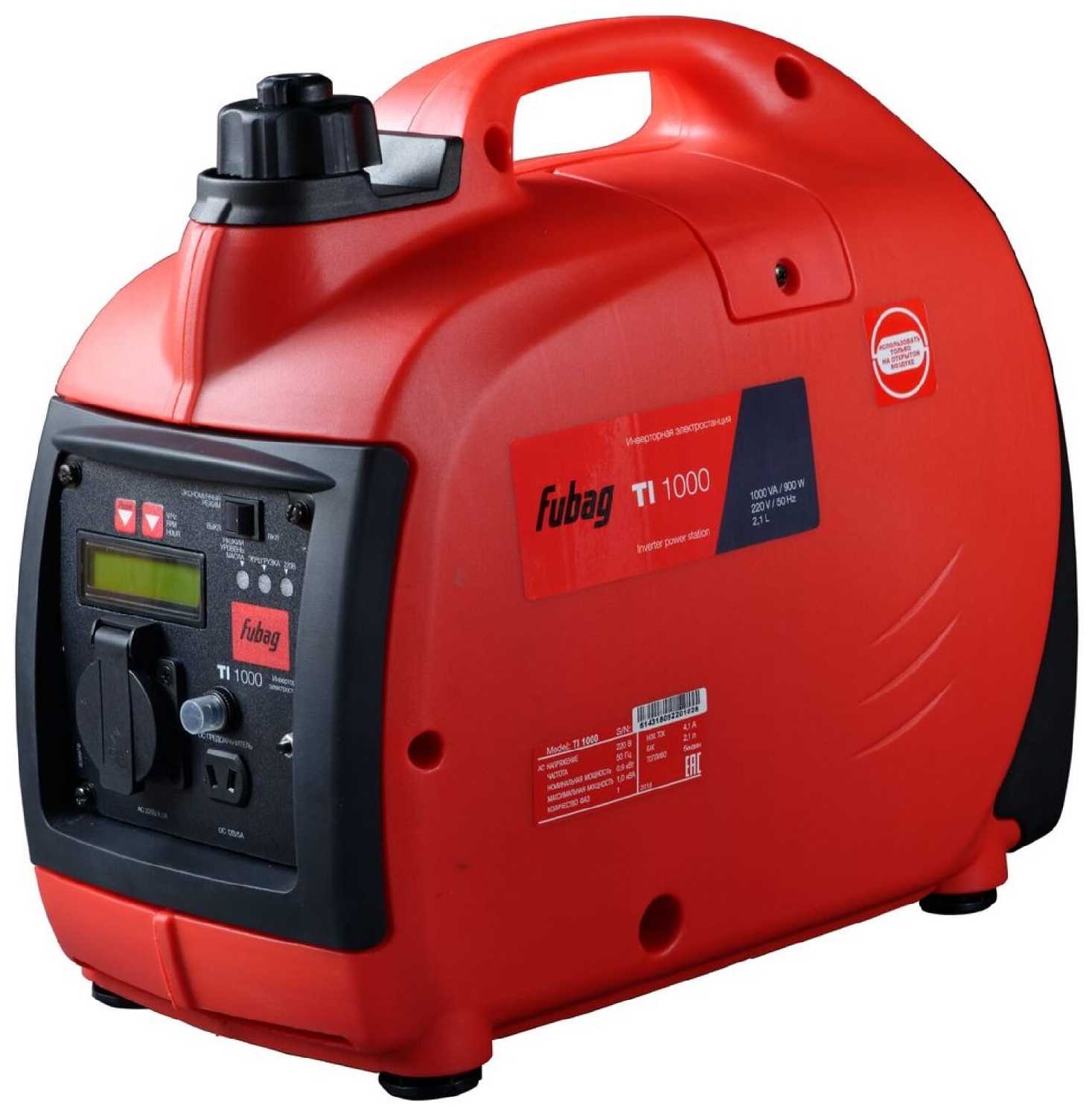 Бензиновый генератор Fubag TI 1000 (838978) фотография 1