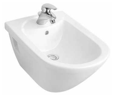 Биде подвесное Jacob Delafon Odeon E1070-00 с горизонтальным выпуском