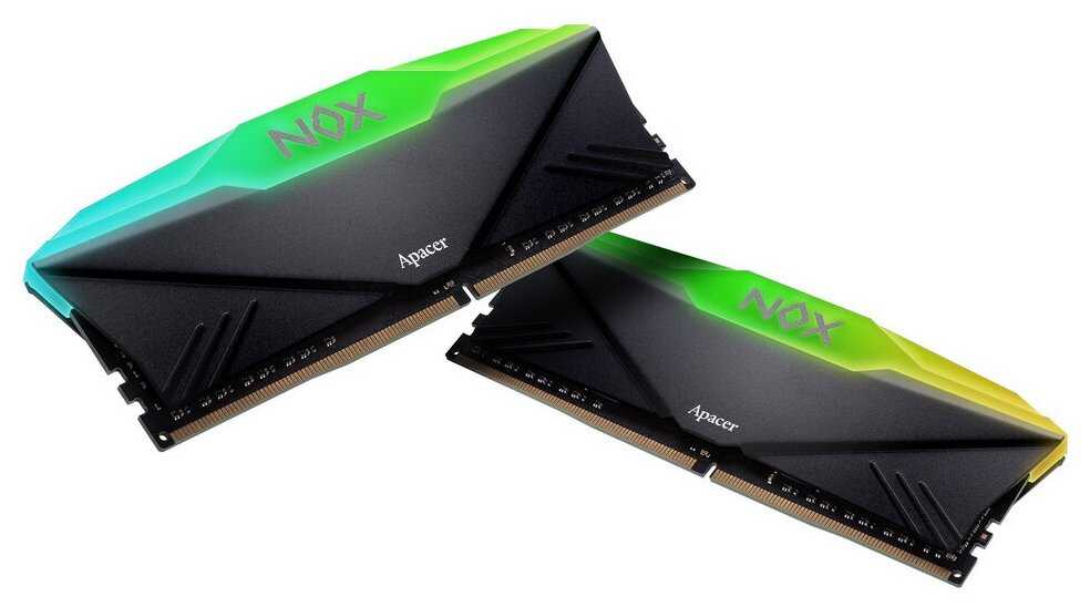 Модуль памяти Apacer DDR4 3600 32GB NOX RGB (AH4U32G36C25YNBAA-2)