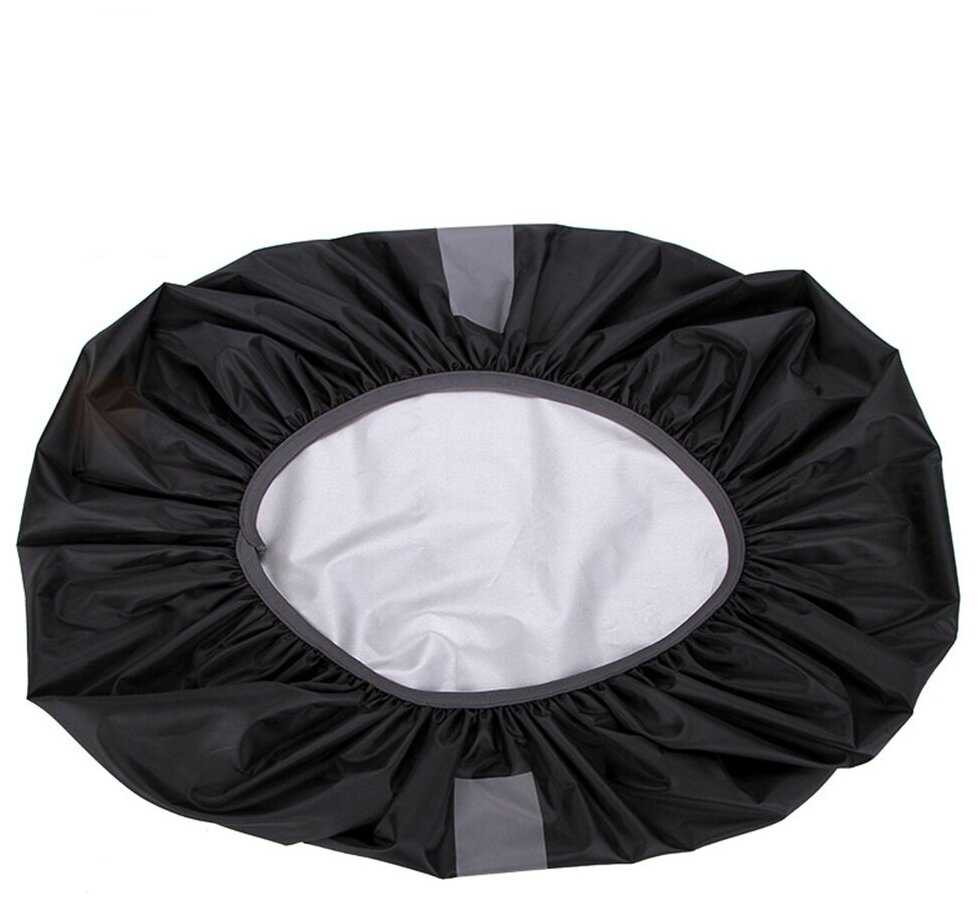 Дождевик-чехол для рюкзака со светоотражающими вставками водонепроницаемый, объем 50-70 л фотография 2