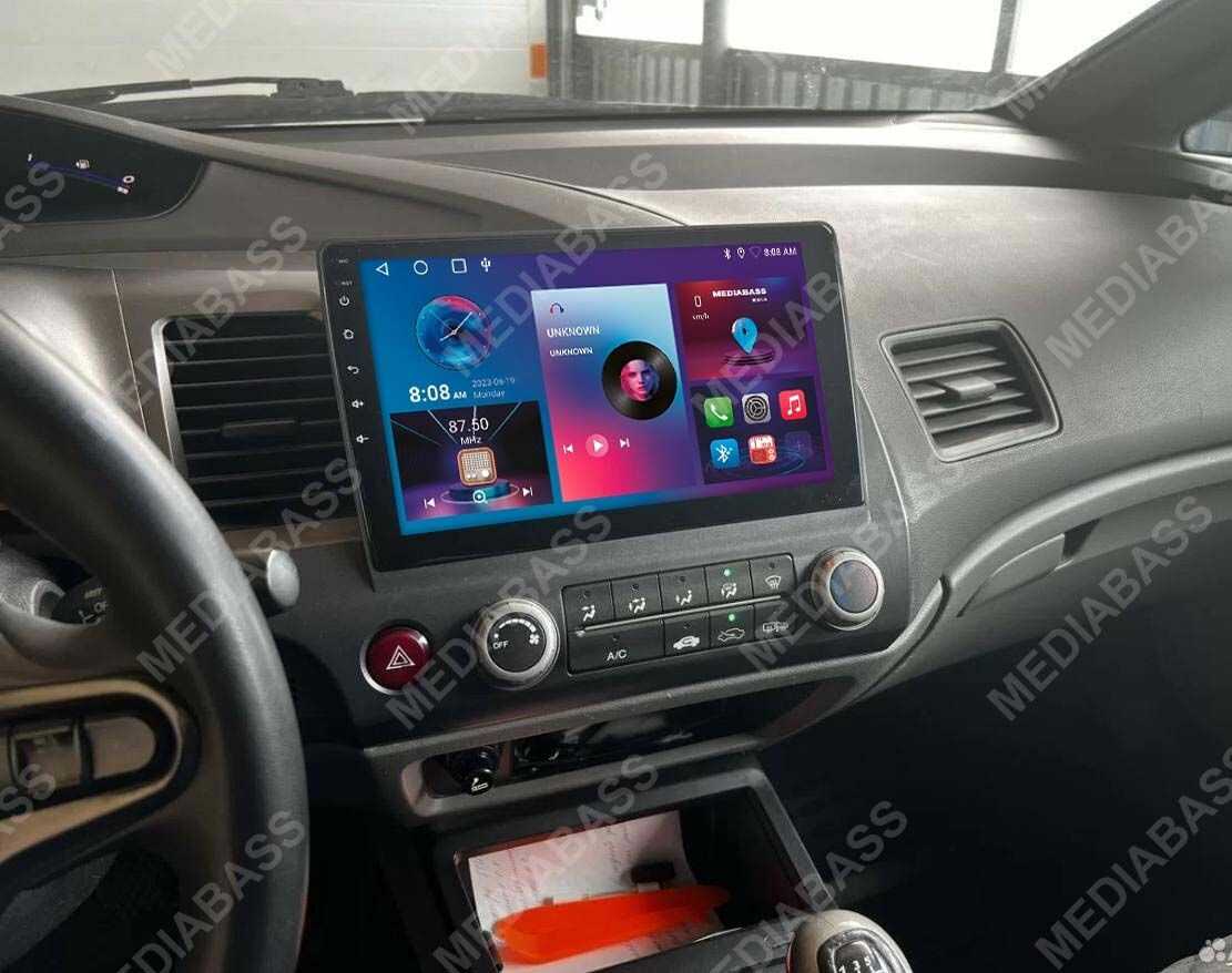 Магнитола Mediabass Honda Civic 2007-2012 (8/128ГБ) фотография 1