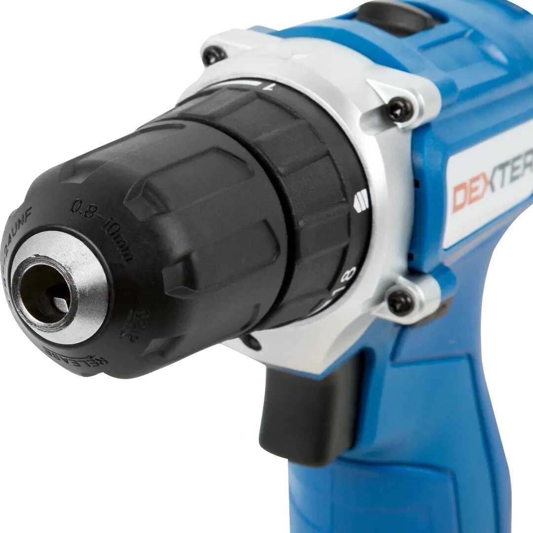 Дрель аккумуляторная Dexter ML-CD62-120S, 12 В Li-ion 1.5 Ач фотография 3