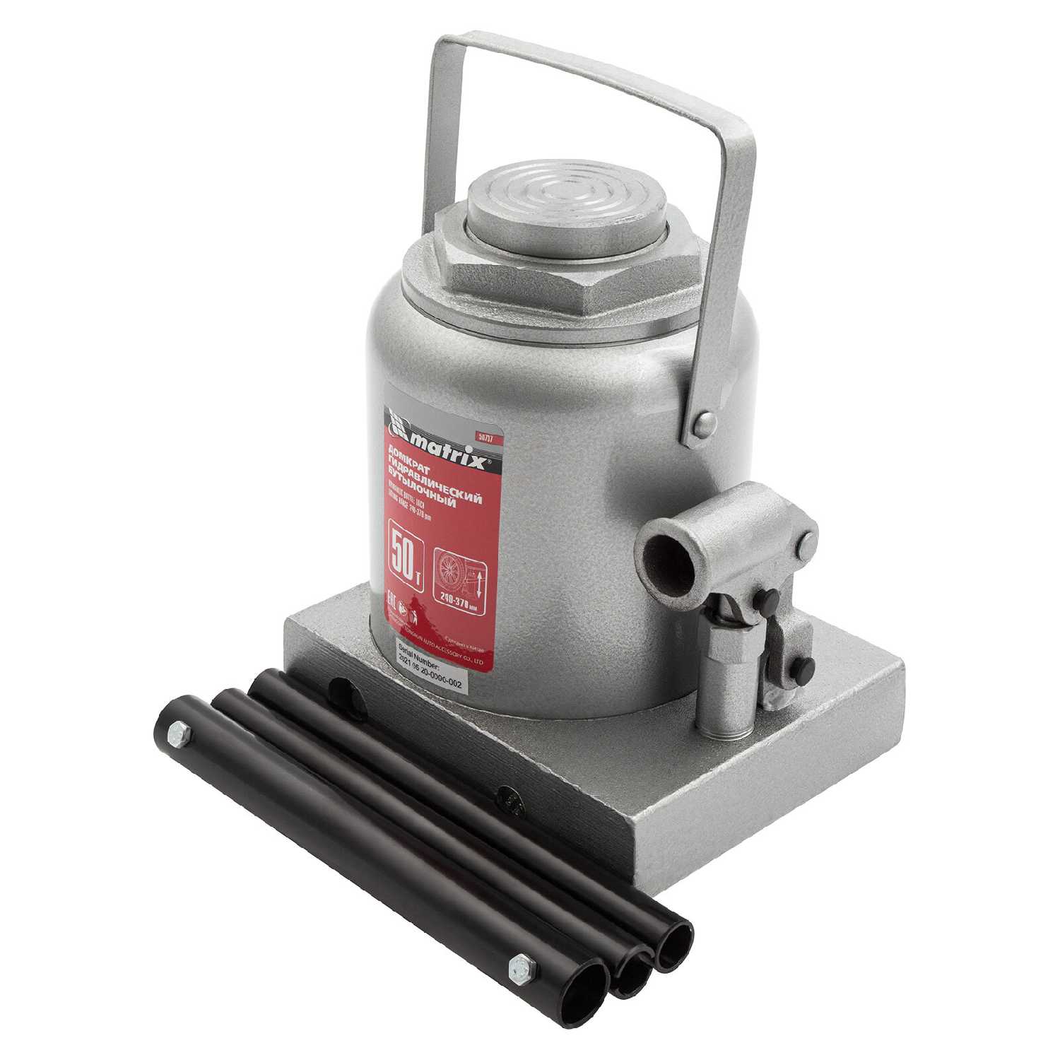 Домкрат бутылочный гидравлический Matrix 50737 фотография 23
