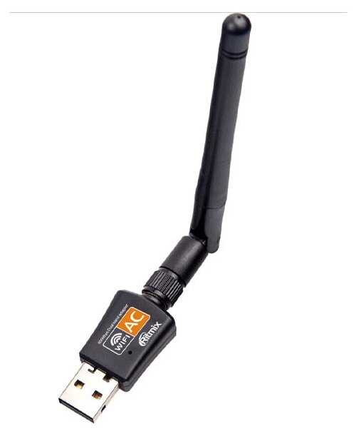 Wi-Fi адаптер RITMIX RWA-250 USB, черный