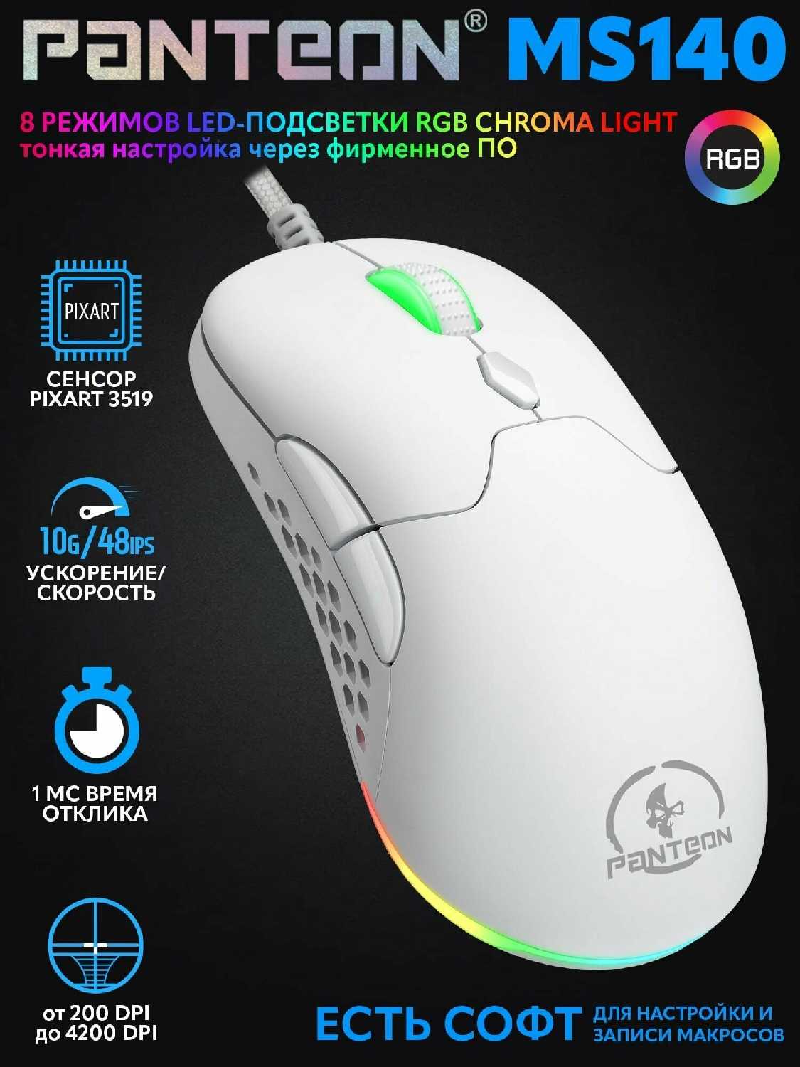 Игровая мышь PANTEON MS140 фотография 13