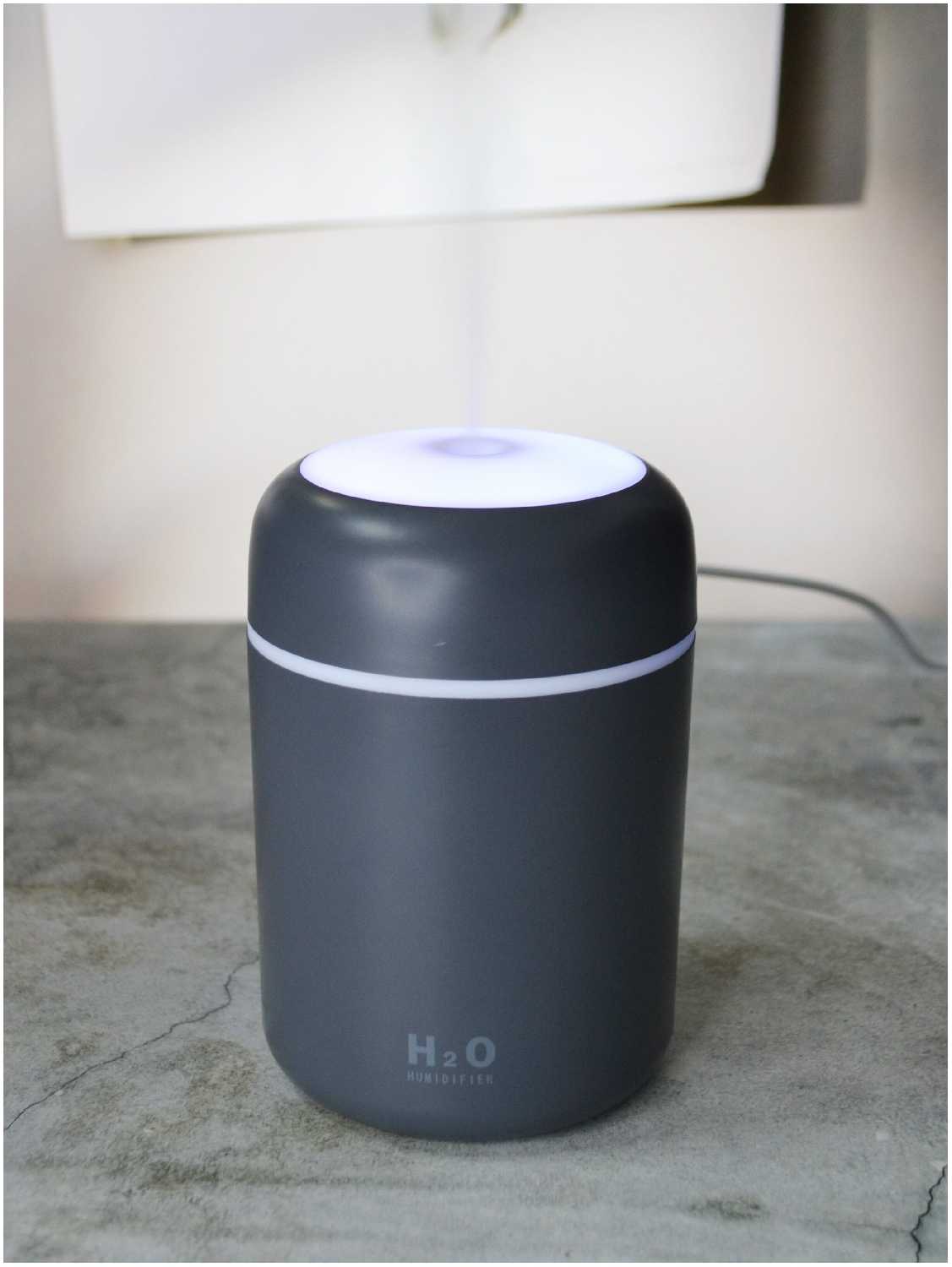 Увлажнитель воздуха для дома H2O/ портативный увлажнитель воздуха/ светодиодный увлажнитель воздуха/ VIRG white фотография 13