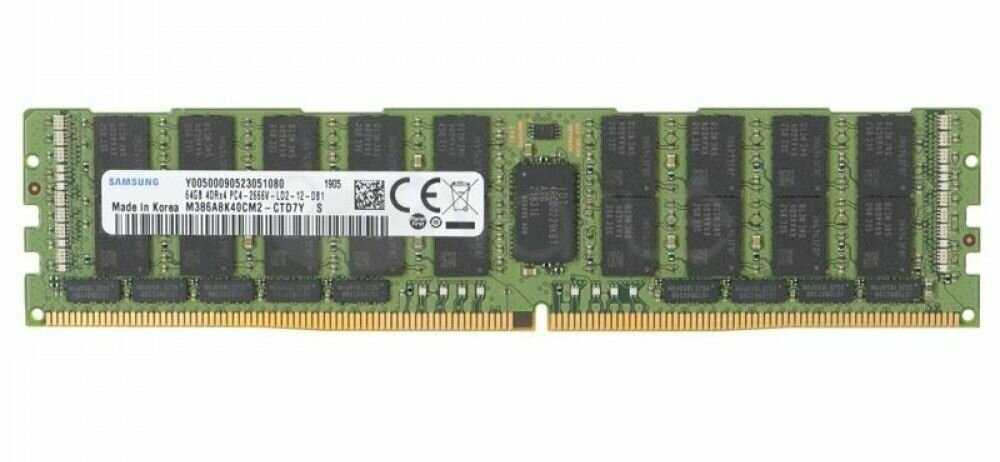 Оперативная память Samsung 64 ГБ DDR4 LRDIMM (M386A8K40DM2-CWEZY) фотография 7