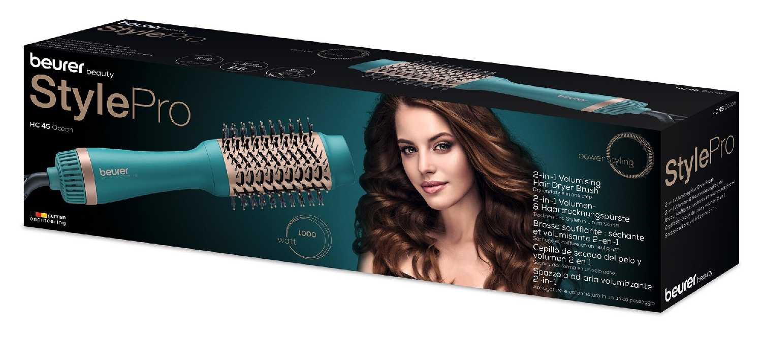Фен-щетка Beurer HC45 Ocean (1000 Вт) фотография 3