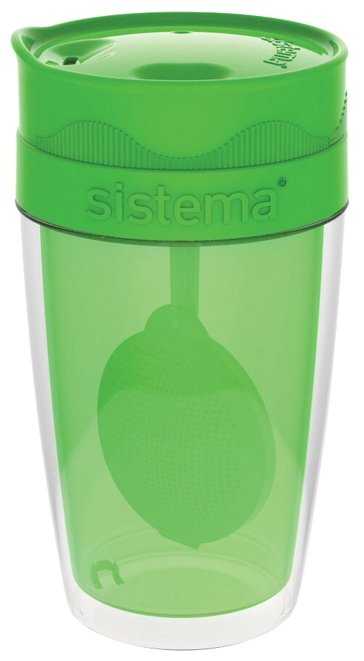 Термокружка Sistema Twist‘n’Sip Tea To Go, 0.37 л фотография 1