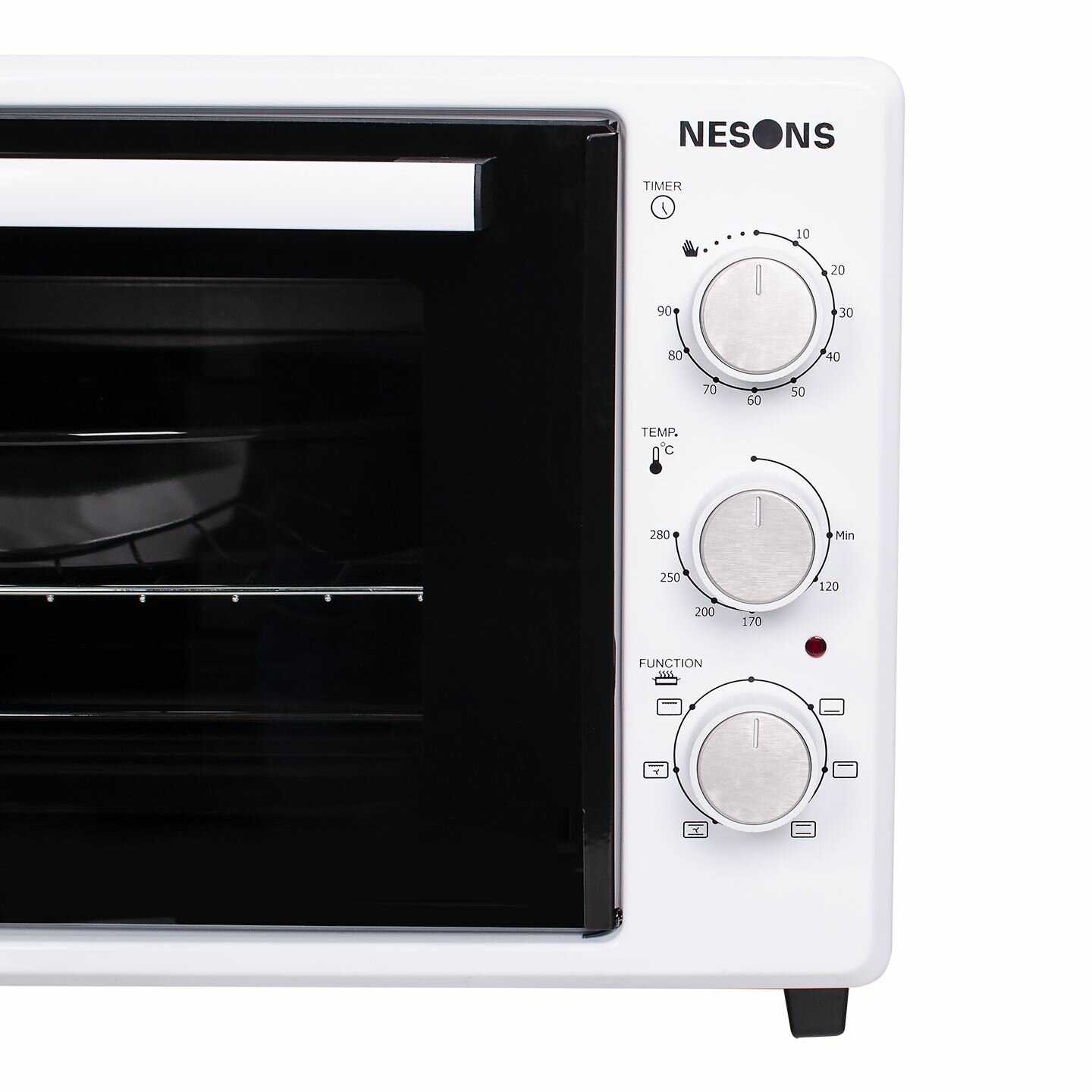 Мини-печь Nesons МО-48CRB 1500Вт, 6 режимов, 48л, гриль фотография 15
