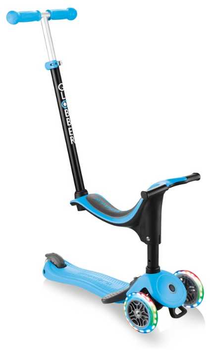 Детский 3-колесный самокат-беговел GLOBBER Go Up Sporty Plus Lights фотография 10