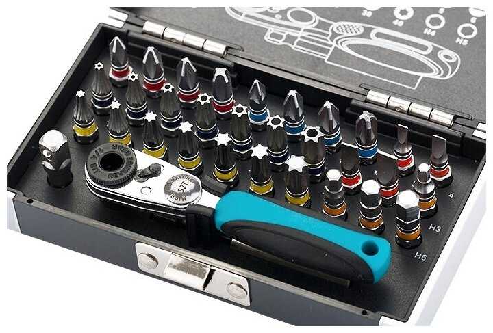 Набор оснастки для инструментов Gross 11365, 33 предм. фотография 9