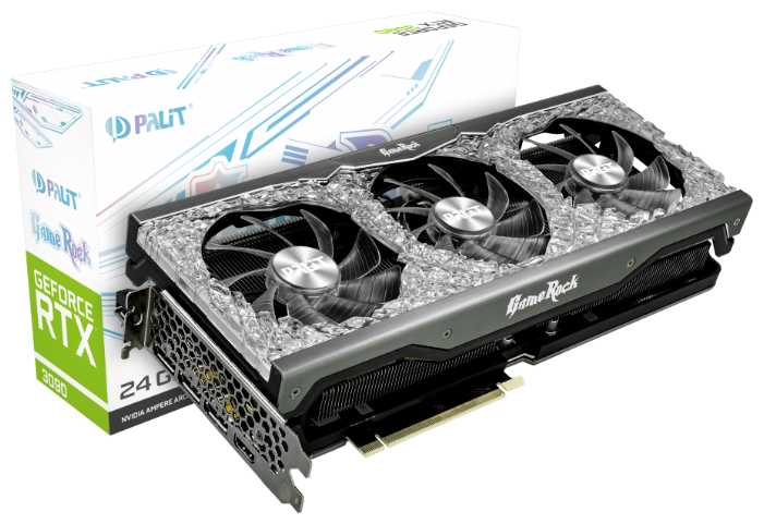 Видеокарта Palit GeForce RTX 3090 GameRock 24GB (NED3090T19SB-1021G) фотография 9