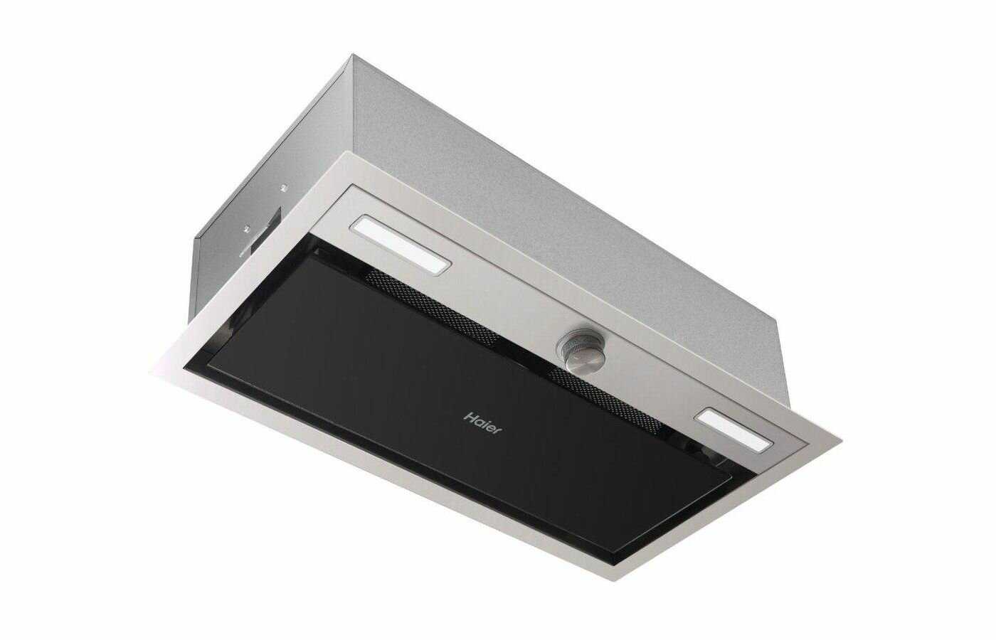 Встраиваемая кухонная вытяжка Haier HVX-BI664GBX [3 скорости, 560 куб. м/ч, 60 см] фотография 7