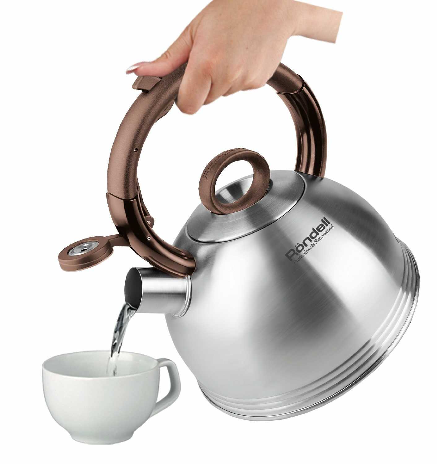 Чайник со свистком Rondell Kortado [RDS-1035] [2.4 л] фотография 7