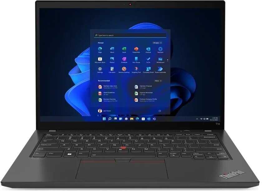 Ноутбук Lenovo ThinkPad T14p Gen1 (I9-13900H, 32 ГБ, 1 ТБ) фотография 4