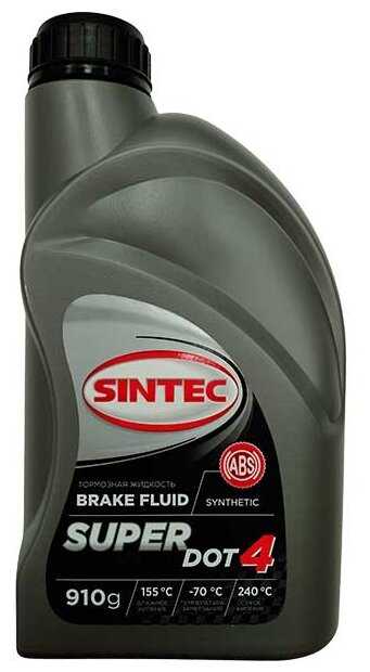 Тормозная жидкость SINTEC SUPER DOT-4 (800735) фотография 1