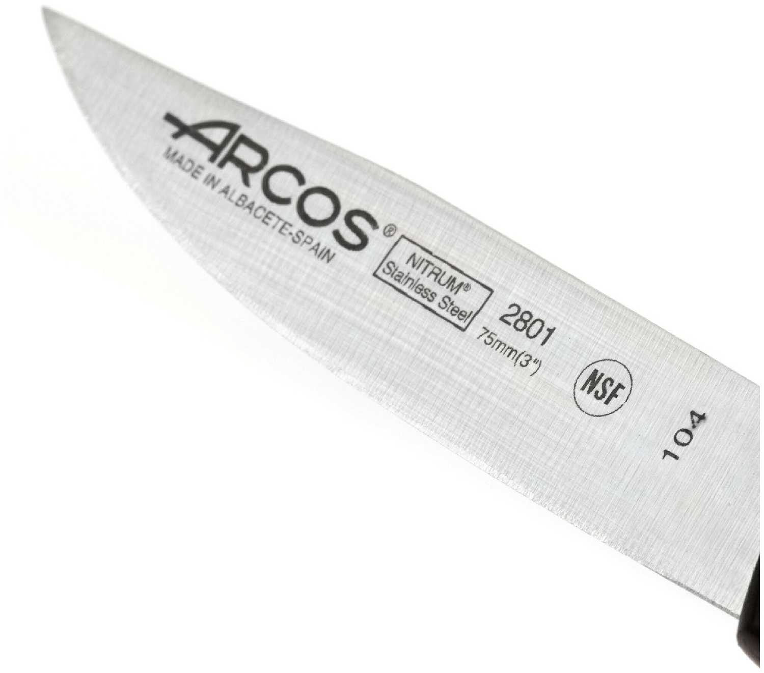 Нож кухонный для чистки 7,5 см ARCOS Universal арт. 2801-B фотография 1