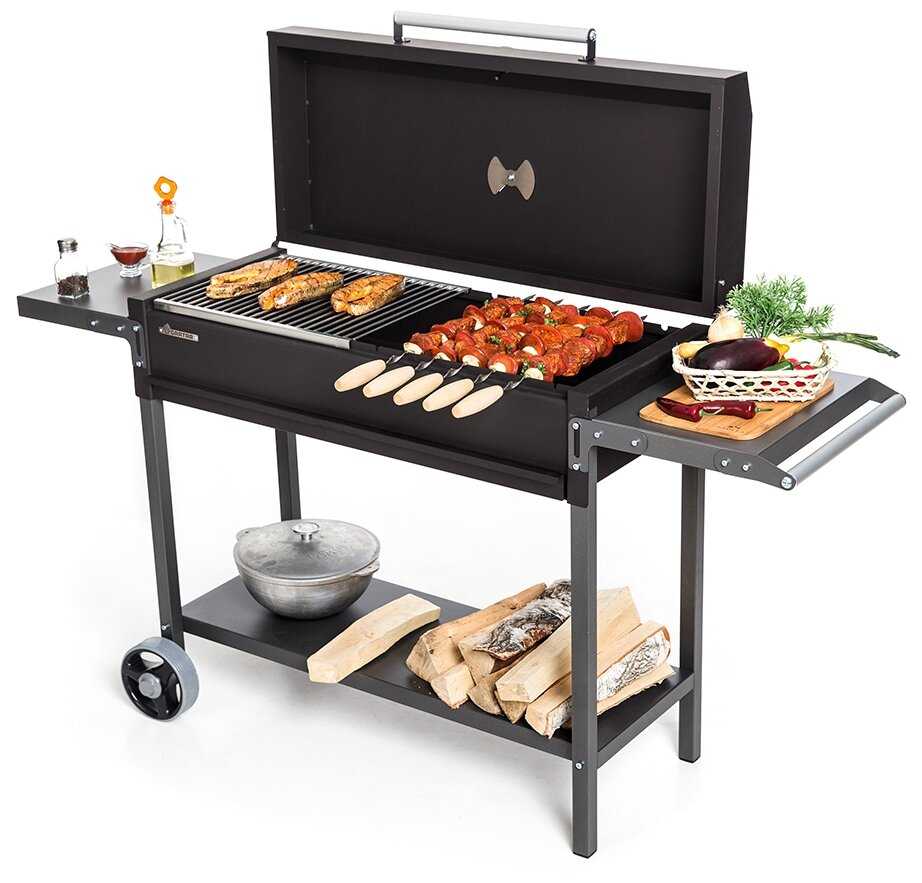 Гриль на дровах Gratar МАН 305, 153.5х52х90 см фотография 6