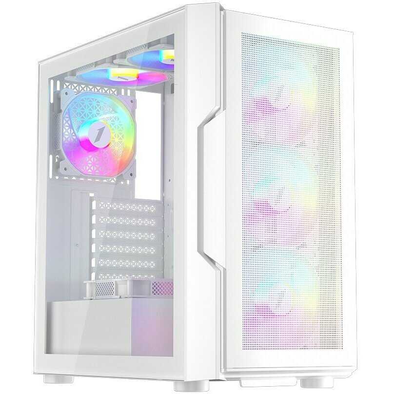 Корпус 1STPLAYER TRILOBITE T7-P (2USB3.0, Audio, Window,4x120mm LED) (T7-P-WH-4F1-W) фотография 11