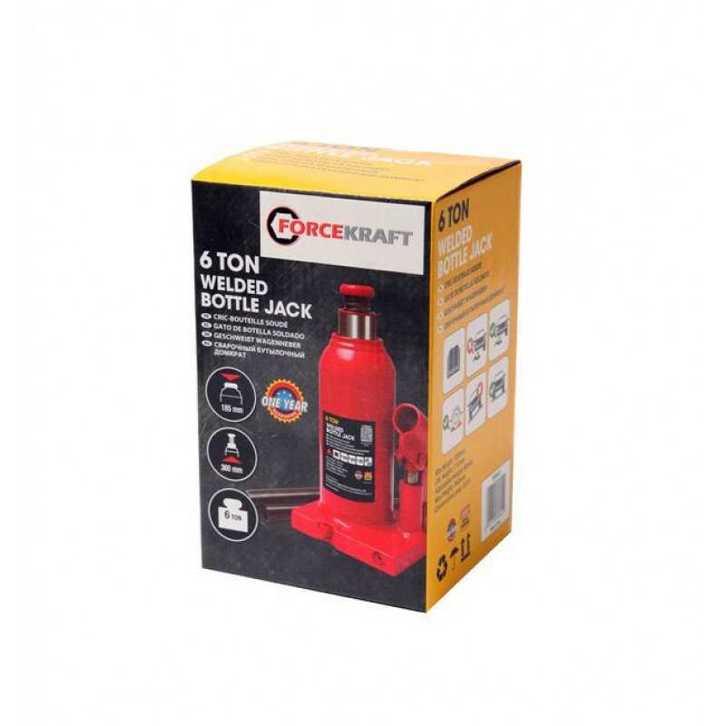 Домкрат бутылочный ForceKraft Домкрат бутылочный гидравлический для мототехники (FK-T92004D) фотография 2