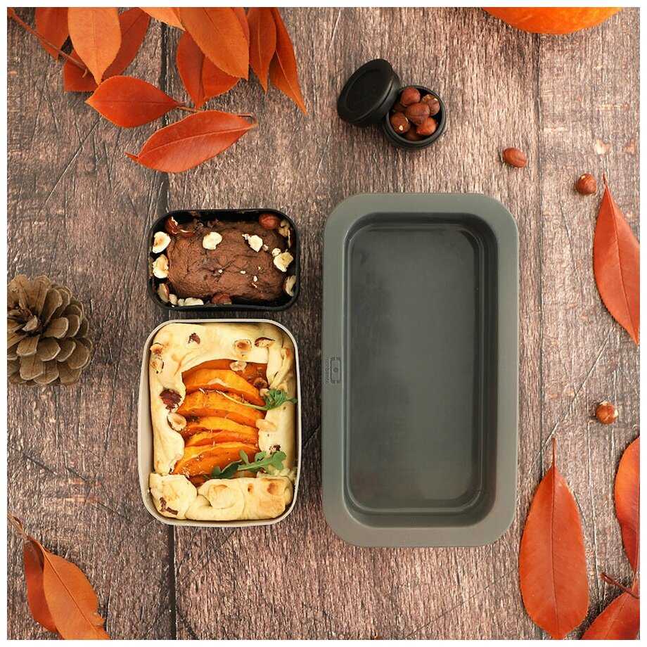 Monbento Силиконовые формы для выпечки mb silicase для ланч-боксов серые 26230030 фотография 2
