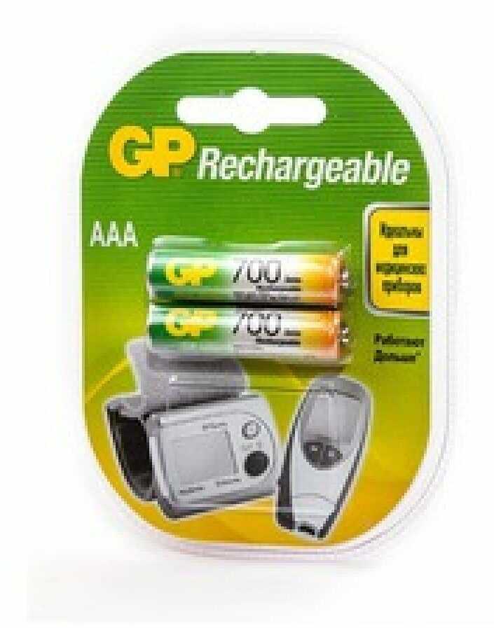 Аккумулятор GP Rechargeable 700 Series AAA фотография 7