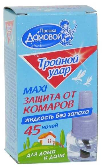 Жидкость для фумигатора Домовой Прошка Тройной удар MAXI